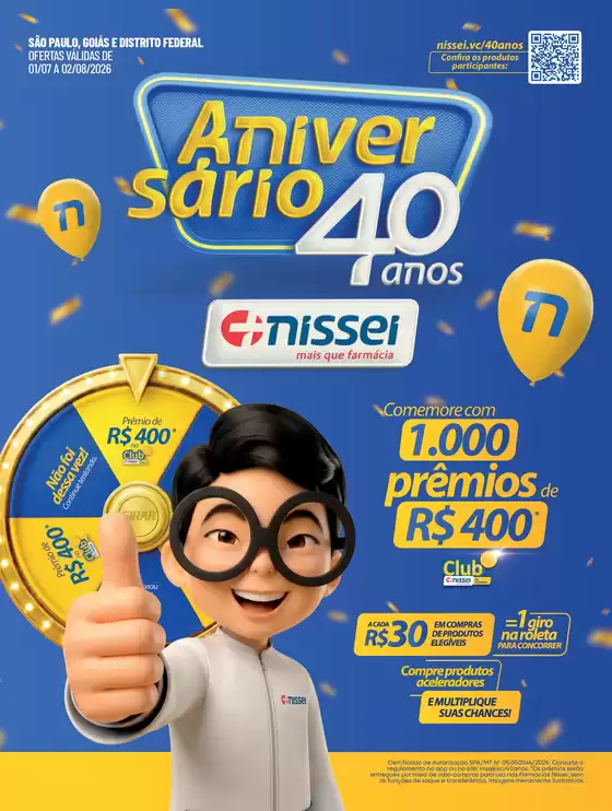 Catálogo Farmácias Nissei em São Lourenço da Serra | Almanaque Farmácias Nissei | 2026-07-01T00:00:00.000Z - 2026-08-02T00:00:00.000Z