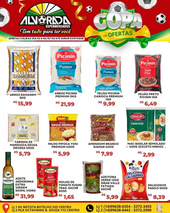 Catálogo Alvorada Supermercados | Ofertas exclusivas e pechinchas | 2026-07-02T00:00:00.000Z - 2026-07-06T00:00:00.000Z