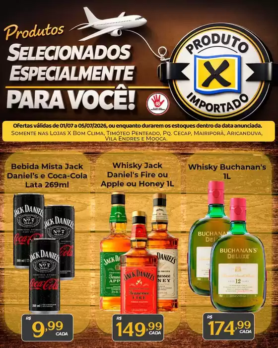 Catálogo X Supermercados | Ofertas exclusivas para nossos clientes | 2026-07-01T00:00:00.000Z - 2026-07-05T00:00:00.000Z