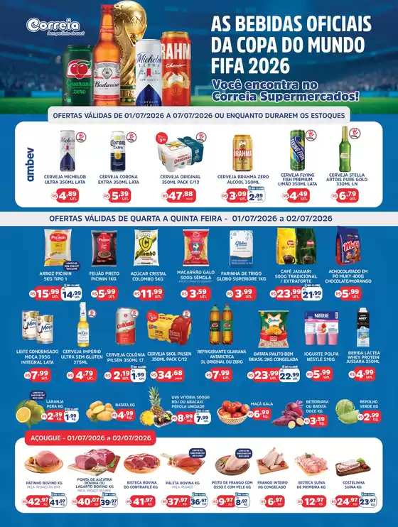 Catálogo Supermercados Correia | OFERTA | 2026-07-01T00:00:00.000Z - 2026-07-07T00:00:00.000Z