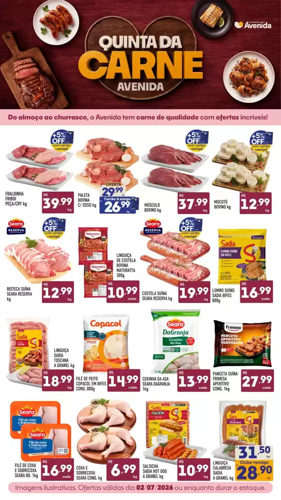 Catálogo Supermercados Avenida | Ofertas exclusivas e pechinchas | 2026-07-02T00:00:00.000Z - 2026-07-02T00:00:00.000Z