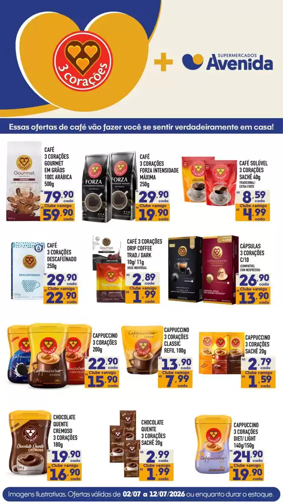Catálogo Supermercados Avenida | Ofertas exclusivas para nossos clientes | 2026-07-02T00:00:00.000Z - 2026-07-12T00:00:00.000Z