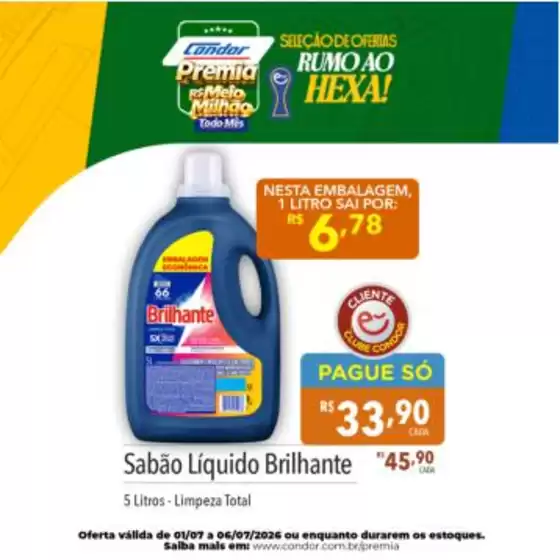 Catálogo Supermercados Condor | Descubra ofertas atraentes | 2026-07-01T00:00:00.000Z - 2026-07-06T00:00:00.000Z