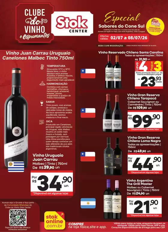 Catálogo Stok Center | Ofertas Stok center | 2026-07-02T00:00:00.000Z - 2026-07-08T00:00:00.000Z
