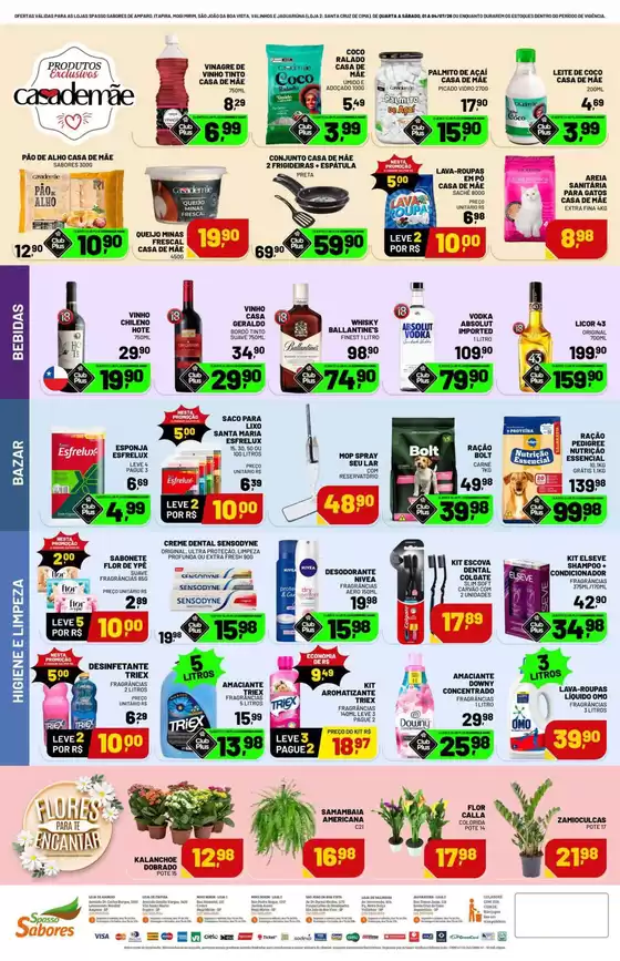 Catálogo Spasso Sabores | Melhores ofertas para todos os clientes | 2026-07-01T00:00:00.000Z - 2026-07-06T00:00:00.000Z