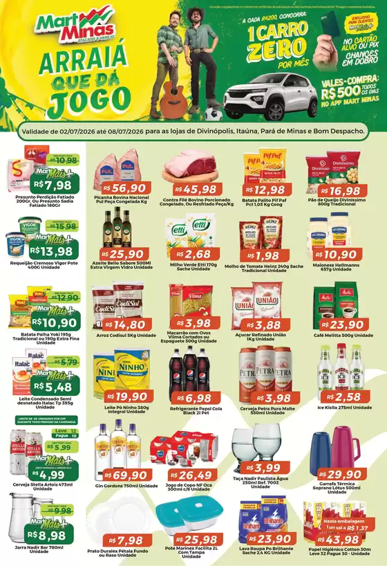 Catálogo Mart Minas | 285 DivinopolisItaunaPara de MinasBom Despacho 16 | 2026-07-02T00:00:00.000Z - 2026-07-08T00:00:00.000Z