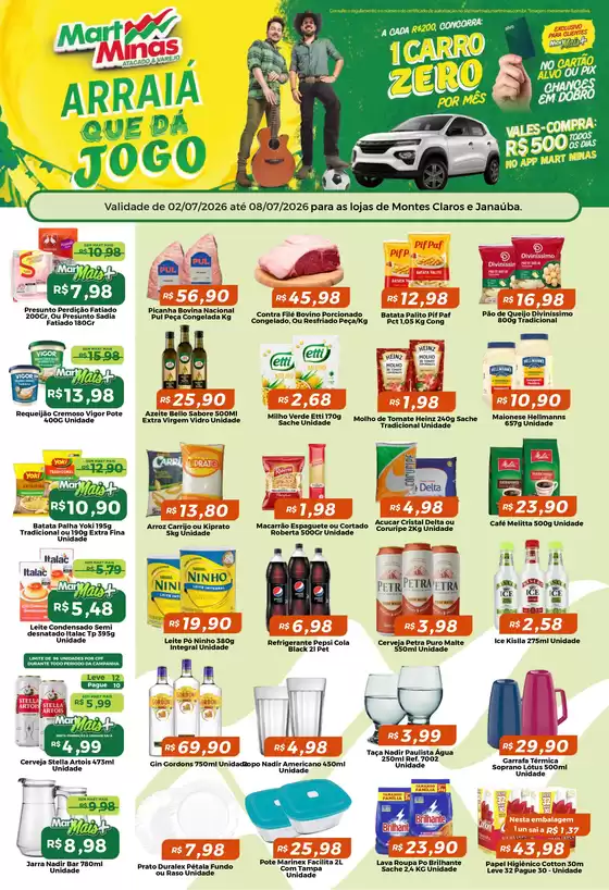 Catálogo Mart Minas | 212 Montes Claros Janauba 12 | 2026-07-02T00:00:00.000Z - 2026-07-08T00:00:00.000Z