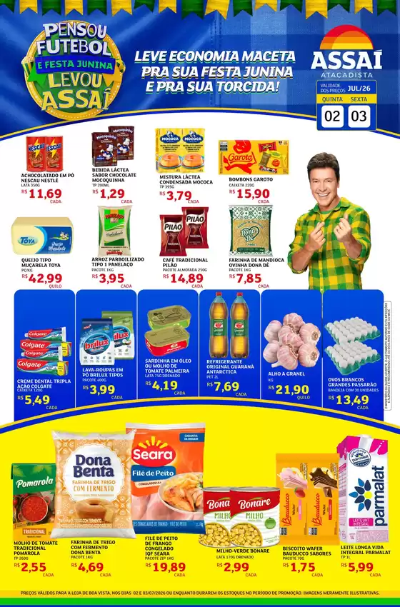 Catálogo Assaí Atacadista | Encarte Assaí Atacadista 48971-73 | 2026-07-02T00:00:00.000Z - 2026-07-03T00:00:00.000Z