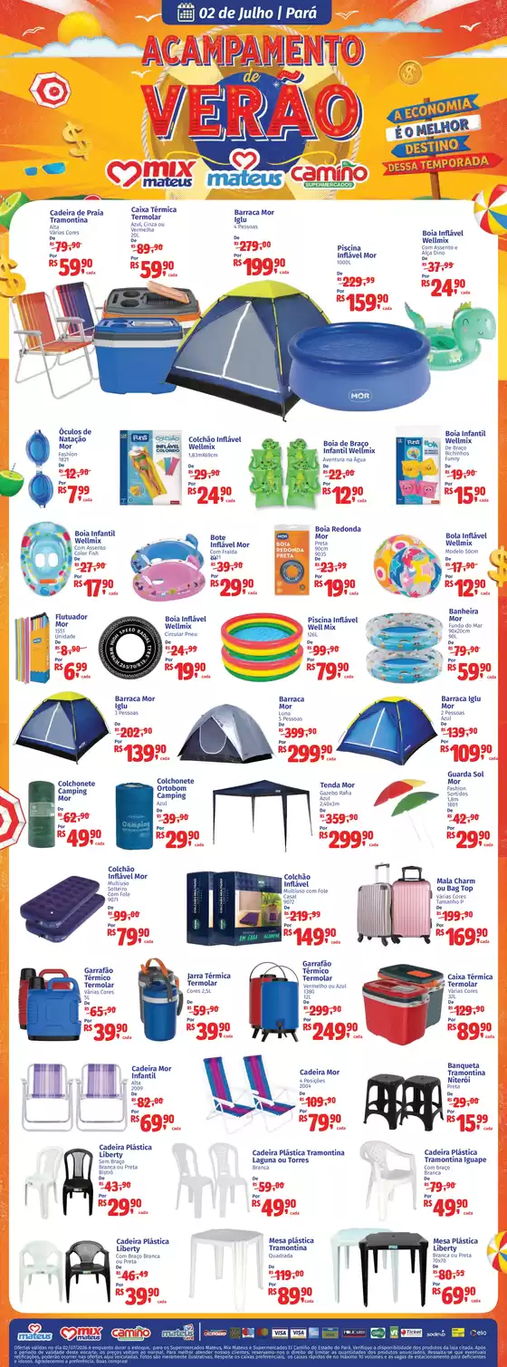 Catálogo Supermercados Mateus | Acampamento de Verão | 2026-07-02T00:00:00.000Z - 2026-07-02T00:00:00.000Z