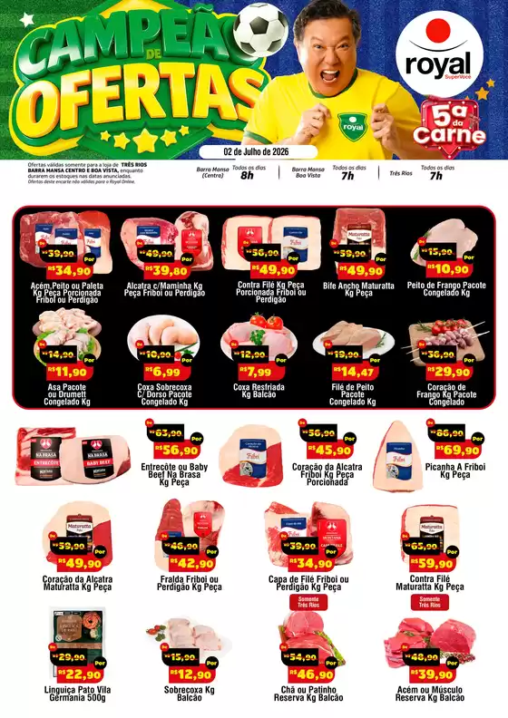 Catálogo Royal Supermercados | Encarte Royal Supermercados | 2026-07-02T00:00:00.000Z - 2026-07-02T00:00:00.000Z