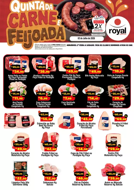 Catálogo Royal Supermercados | Promoções especiais em andamento | 2026-07-02T00:00:00.000Z - 2026-07-02T00:00:00.000Z