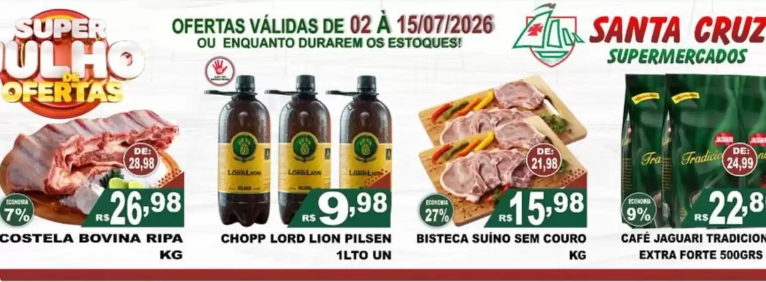 Catálogo Santa Cruz Supermercados | Oferta | 2026-07-03T00:00:00.000Z - 2026-07-15T00:00:00.000Z