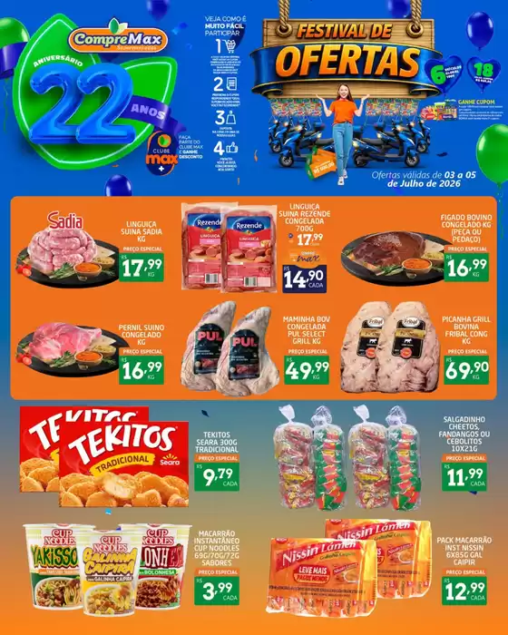 Catálogo CompreMax | Festival de Ofertas | 2026-07-03T00:00:00.000Z - 2026-07-05T00:00:00.000Z