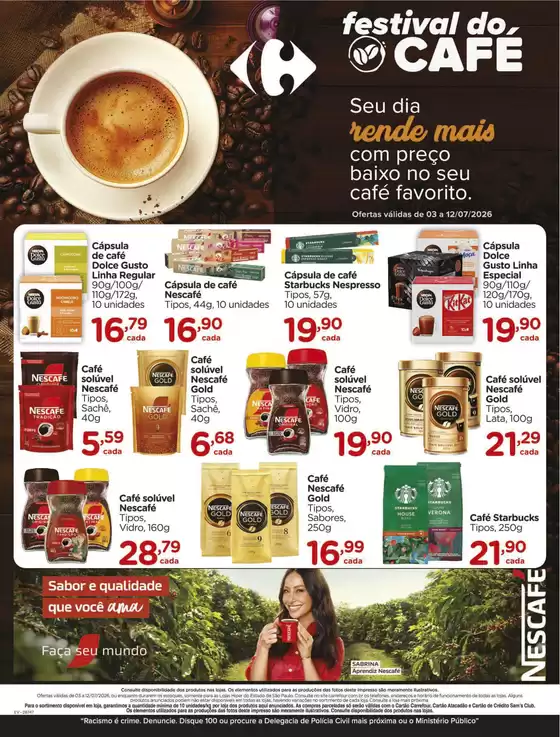 Catálogo Carrefour | REVISTA FESTIVAL DO CAFÉ | 2026-07-03T00:00:00.000Z - 2026-07-12T00:00:00.000Z
