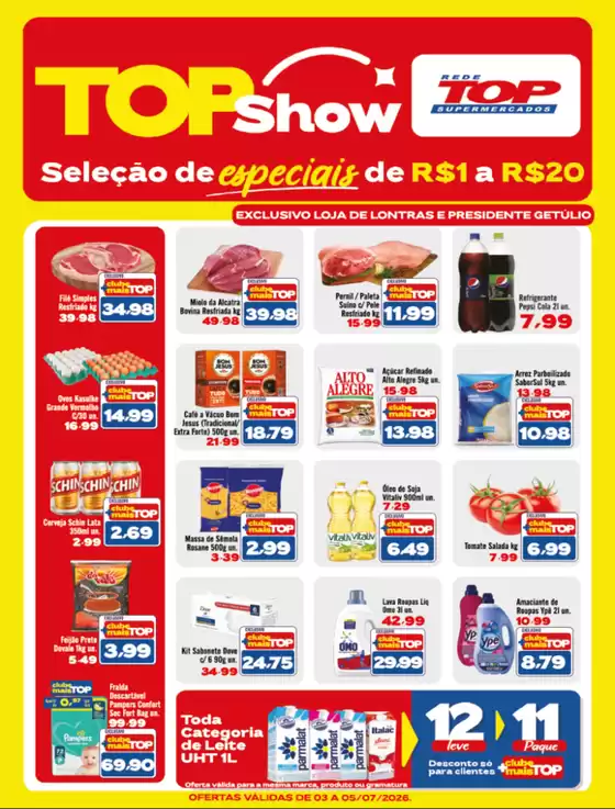 Catálogo Rede Top | Ofertas especiais atraentes para todos | 2026-07-03T00:00:00.000Z - 2026-07-05T00:00:00.000Z