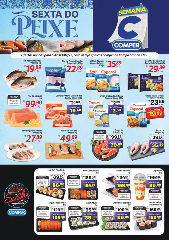 Catálogo Comper | Sexta do Peixe | 2026-07-03T00:00:00.000Z - 2026-07-03T00:00:00.000Z