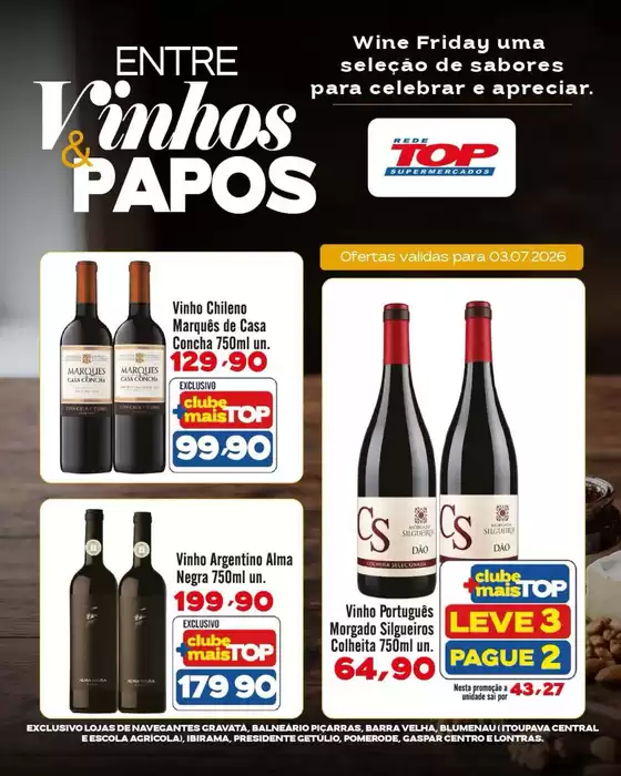 Catálogo Rede Top | Grandes descontos em produtos selecionados | 2026-07-03T00:00:00.000Z - 2026-07-03T00:00:00.000Z