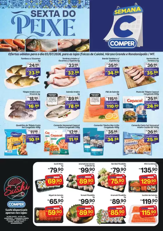 Catálogo Comper | Promoções especiais em andamento | 2026-07-03T00:00:00.000Z - 2026-07-03T00:00:00.000Z