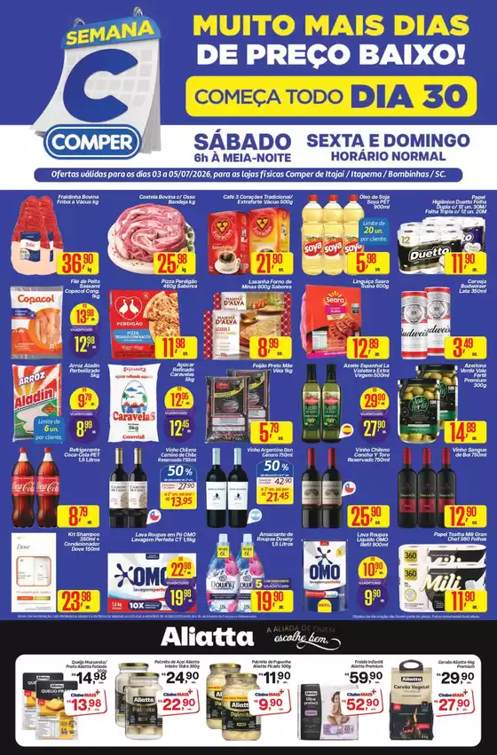 Catálogo Comper | Final de Semana Semana C | 2026-07-03T00:00:00.000Z - 2026-07-05T00:00:00.000Z