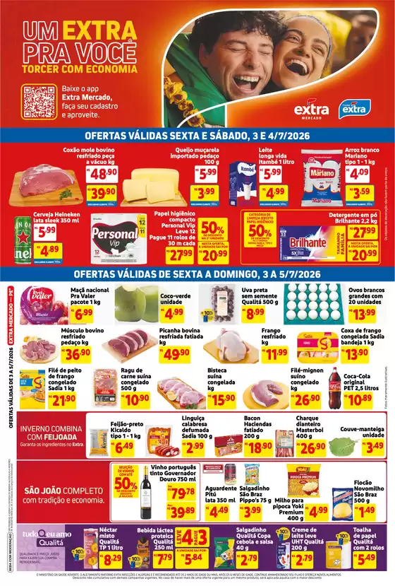 Catálogo Extra | Novas ofertas para descobrir | 2026-07-03T00:00:00.000Z - 2026-07-05T00:00:00.000Z