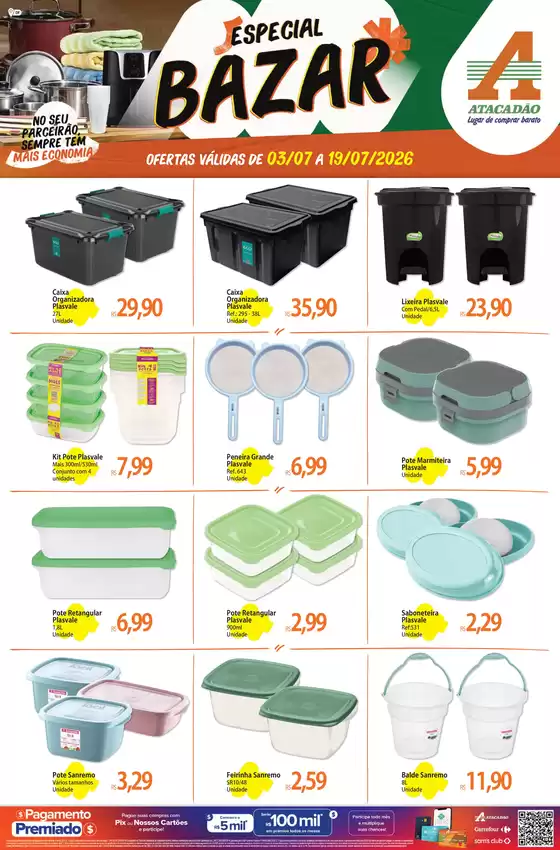 Catálogo Atacadão | Atacadão - Bazar | 2026-07-03T00:00:00.000Z - 2026-07-19T00:00:00.000Z