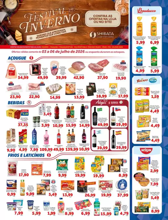 Catálogo Shibata Supermercados | Grandes descontos em produtos selecionados | 2026-07-03T00:00:00.000Z - 2026-07-06T00:00:00.000Z