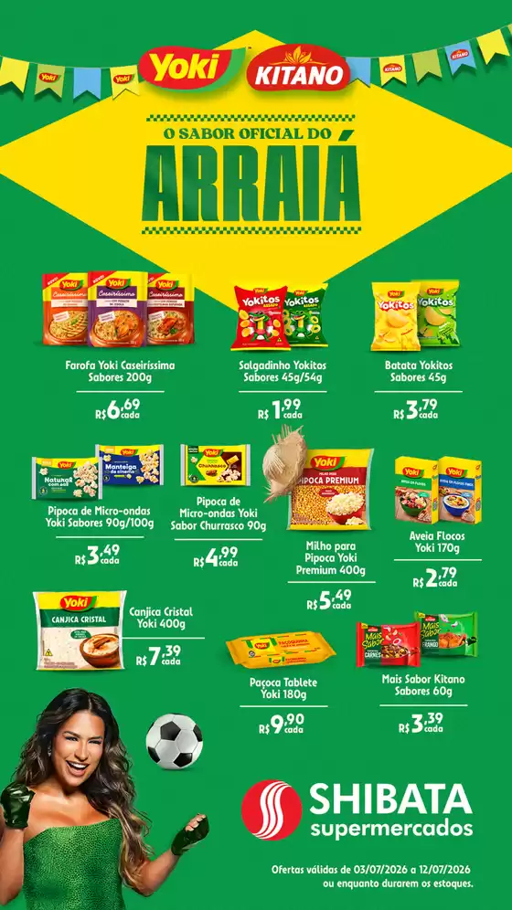 Catálogo Shibata Supermercados | Descubra ofertas atraentes | 2026-07-03T00:00:00.000Z - 2026-07-12T00:00:00.000Z