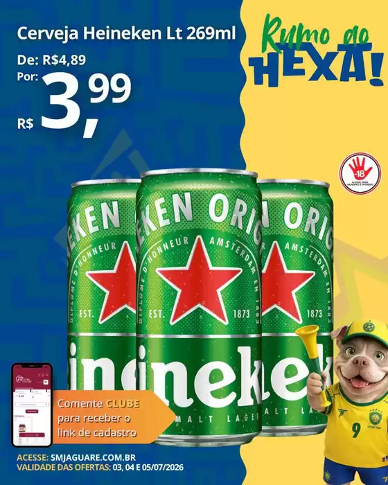 Catálogo Supermercado Jaguaré | Encarte Supermercado Jaguaré | 2026-07-03T00:00:00.000Z - 2026-07-05T00:00:00.000Z