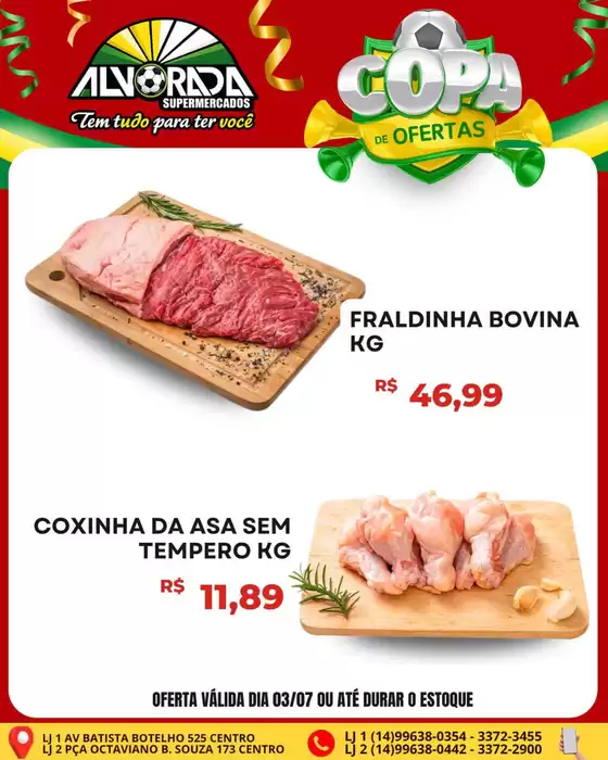 Catálogo Alvorada Supermercados | Encarte Alvorada Supermercados | 2026-07-03T00:00:00.000Z - 2026-07-03T00:00:00.000Z