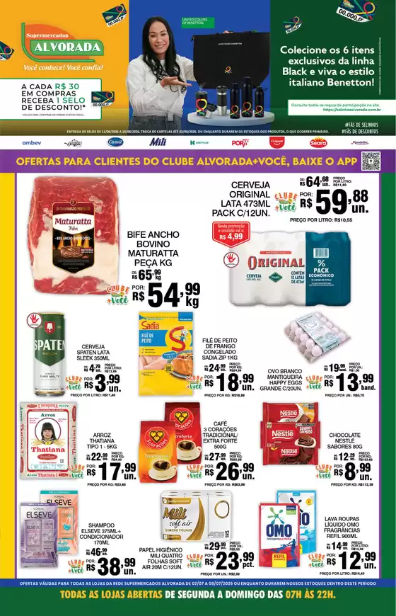 Catálogo Supermercados Alvorada | Encarte Supermercados Alvorada | 2026-07-02T00:00:00.000Z - 2026-08-07T00:00:00.000Z