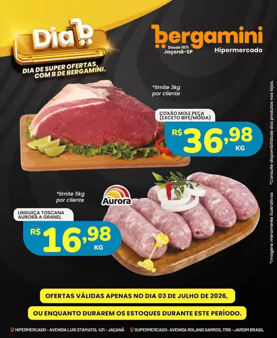 Catálogo Supermercado Bergamini | Encarte Supermercado Bergamini | 2026-07-03T00:00:00.000Z - 2026-07-03T00:00:00.000Z