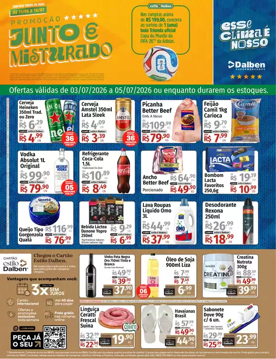 Catálogo Supermercado Dalben | OFERTA | 2026-07-03T00:00:00.000Z - 2026-07-05T00:00:00.000Z