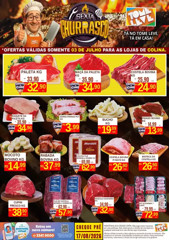 Catálogo Tome Leve | Melhores ofertas para todos os clientes | 2026-07-03T00:00:00.000Z - 2026-07-03T00:00:00.000Z