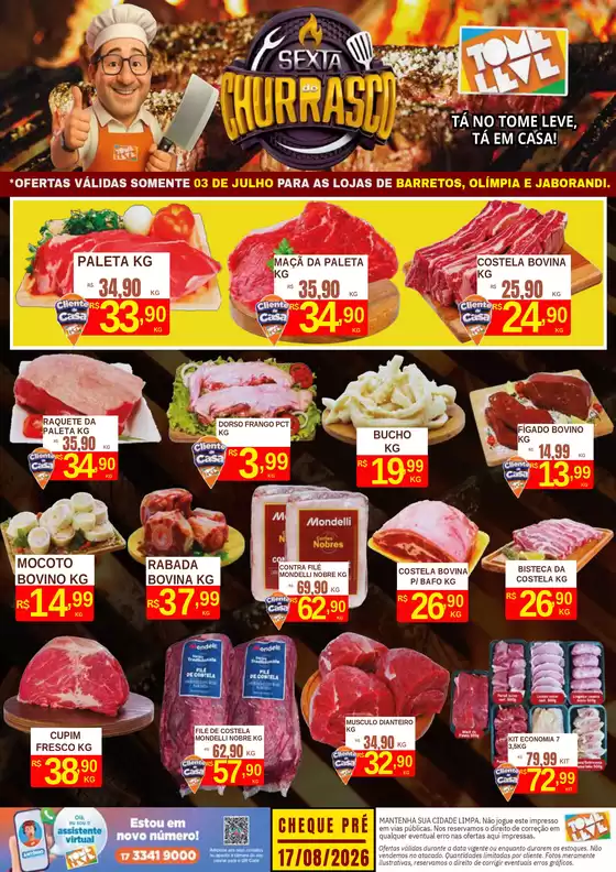 Catálogo Tome Leve | Ofertas especiais para você | 2026-07-03T00:00:00.000Z - 2026-07-03T00:00:00.000Z