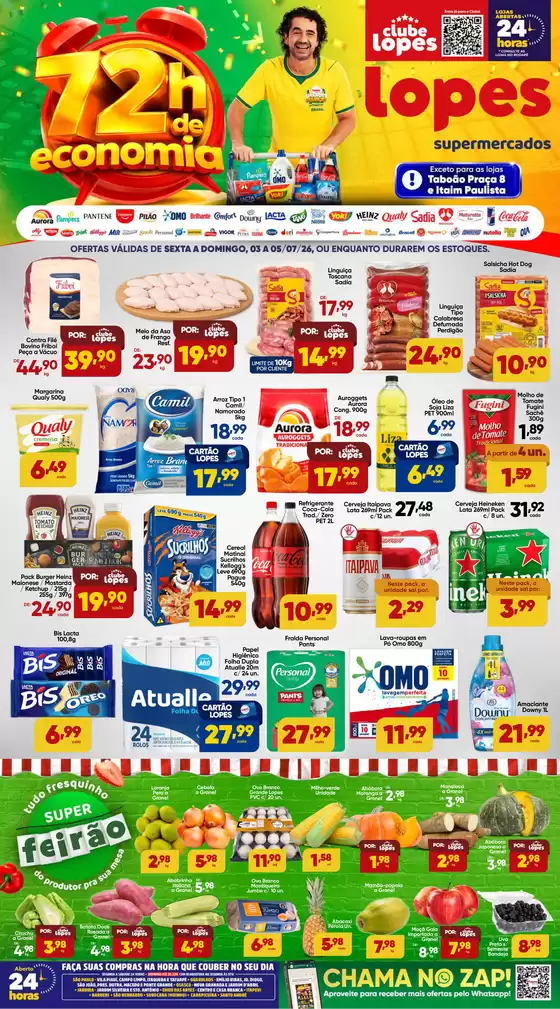 Catálogo Lopes Supermercados | GRANDES MARCAS - TORCIDA CAMPEÃ LOPES - | 2026-07-03T00:00:00.000Z - 2026-07-05T00:00:00.000Z