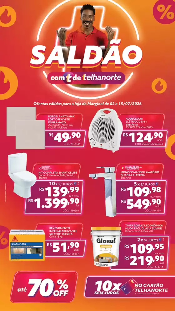 Catálogo Telhanorte | Economize agora com nossas ofertas | 2026-07-03T00:00:00.000Z - 2026-07-15T00:00:00.000Z