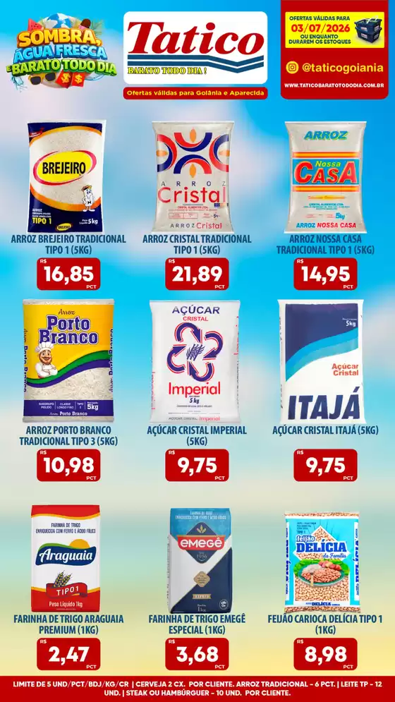 Catálogo Tatico | Ofertas para caçadores de pechinchas | 2026-07-03T00:00:00.000Z - 2026-07-03T00:00:00.000Z