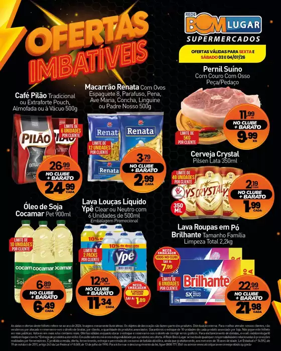 Catálogo Rede Bom Lugar | Ofertas exclusivas e pechinchas | 2026-07-03T00:00:00.000Z - 2026-07-04T00:00:00.000Z
