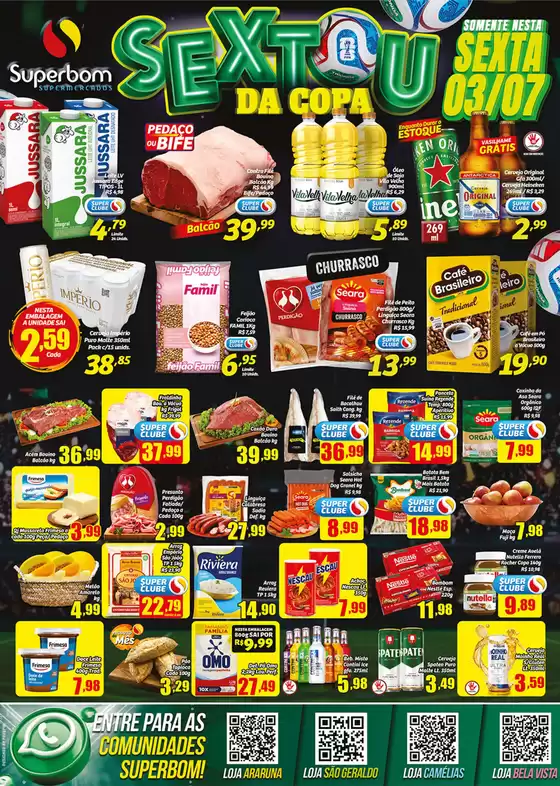 Catálogo Superbom Supermercados | Nossas melhores pechinchas | 2026-07-03T00:00:00.000Z - 2026-07-03T00:00:00.000Z