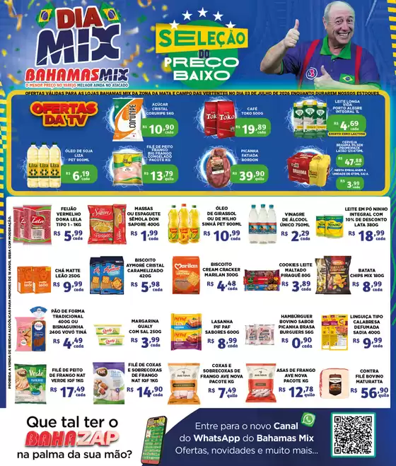 Catálogo Bahamas Mix em Uberlândia | DIA MIX ZONA DA MATA 03 07 2026 | 2026-07-03T00:00:00.000Z - 2026-07-03T00:00:00.000Z