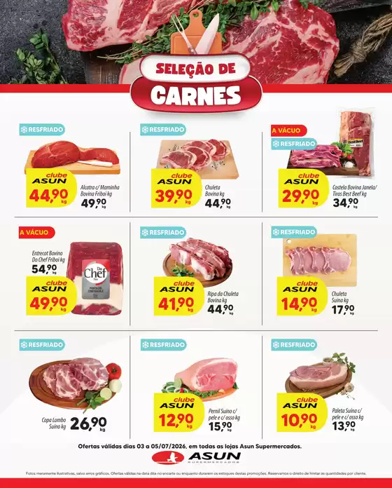 Catálogo Asun | Seleção de Carnes | 2026-07-03T00:00:00.000Z - 2026-07-05T00:00:00.000Z