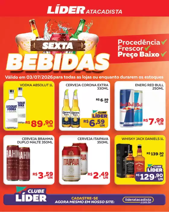 Catálogo Líder Atacadista | Cópia encarte sexta das carnes e be | 2026-07-03T00:00:00.000Z - 2026-07-03T00:00:00.000Z