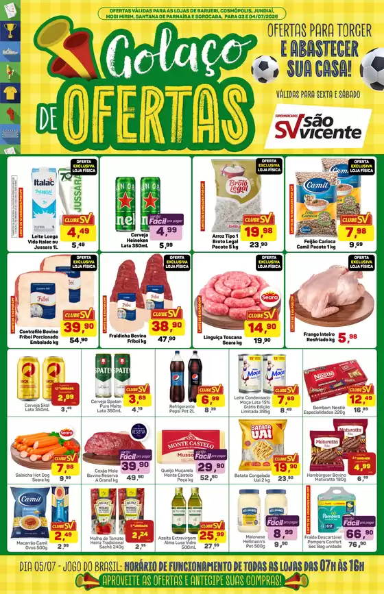 Catálogo Supermercados São Vicente | Promoções especiais em andamento | 2026-07-03T00:00:00.000Z - 2026-07-05T00:00:00.000Z