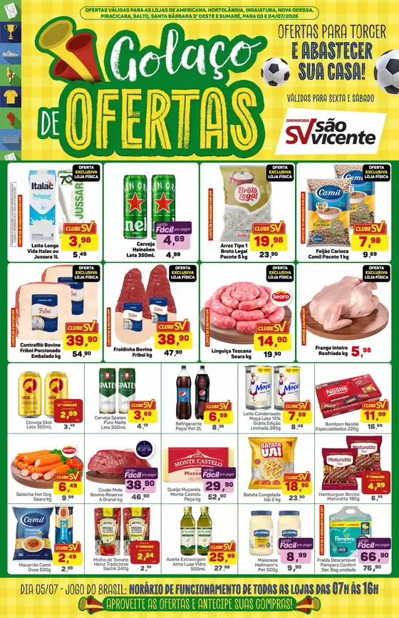 Catálogo Supermercados São Vicente | Melhores ofertas para todos os caçadores de pechinchas | 2026-07-03T00:00:00.000Z - 2026-07-07T00:00:00.000Z