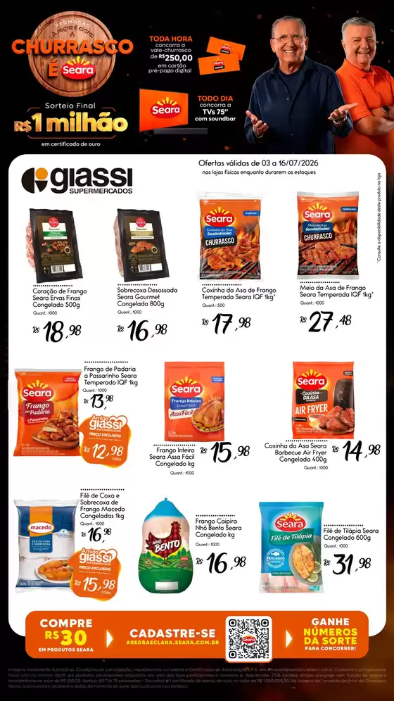 Catálogo Giassi Supermercados | Ótima oferta para todos os clientes | 2026-07-03T00:00:00.000Z - 2026-07-16T00:00:00.000Z