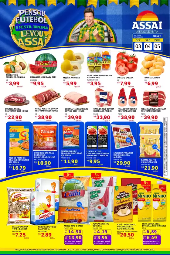 Catálogo Assaí Atacadista | Encarte Assaí Atacadista 48828-38 | 2026-07-03T00:00:00.000Z - 2026-07-05T00:00:00.000Z