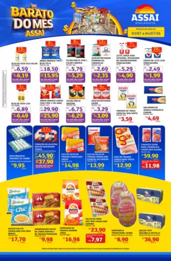 Catálogo Assaí Atacadista | Encarte Assaí Atacadista 167608-538 | 2026-07-03T00:00:00.000Z - 2026-07-04T00:00:00.000Z