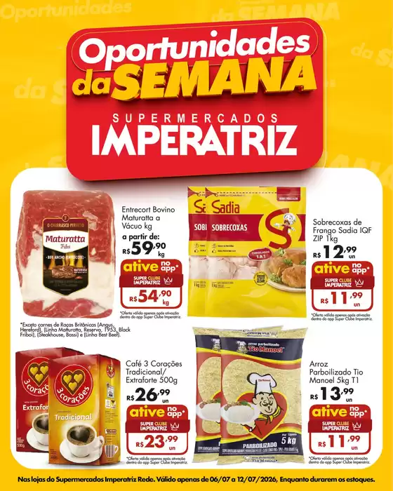 Catálogo Supermercados Imperatriz | Oportunidades da Semana | 2026-07-06T00:00:00.000Z - 2026-07-12T00:00:00.000Z