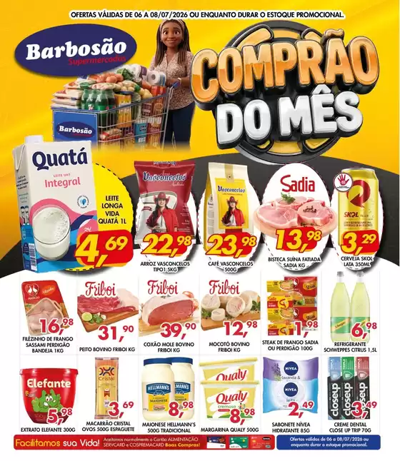 Catálogo Barbosão Extra Supermercados | Ofertas Barbosão Extra Supermercados | 2026-07-06T00:00:00.000Z - 2026-07-08T00:00:00.000Z