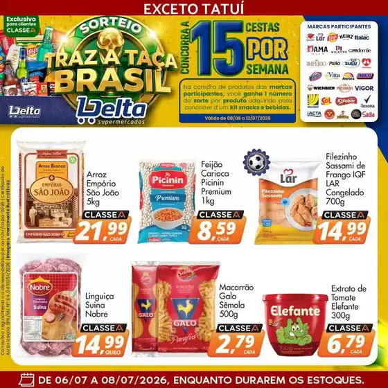Catálogo Delta Supermercados | Ofertas especiais atraentes para todos | 2026-07-06T00:00:00.000Z - 2026-07-08T00:00:00.000Z